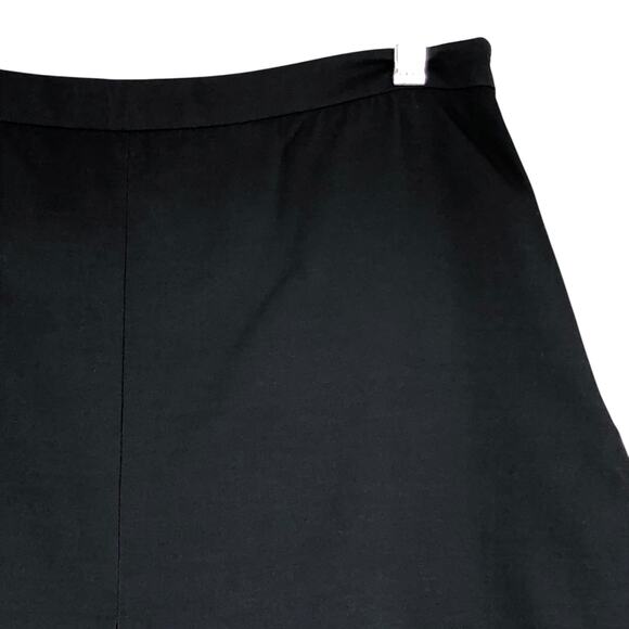 Stella McCartney Womens Size 44 US 10 Skort Side Zip Black Authenticated - Picture 5 of 16